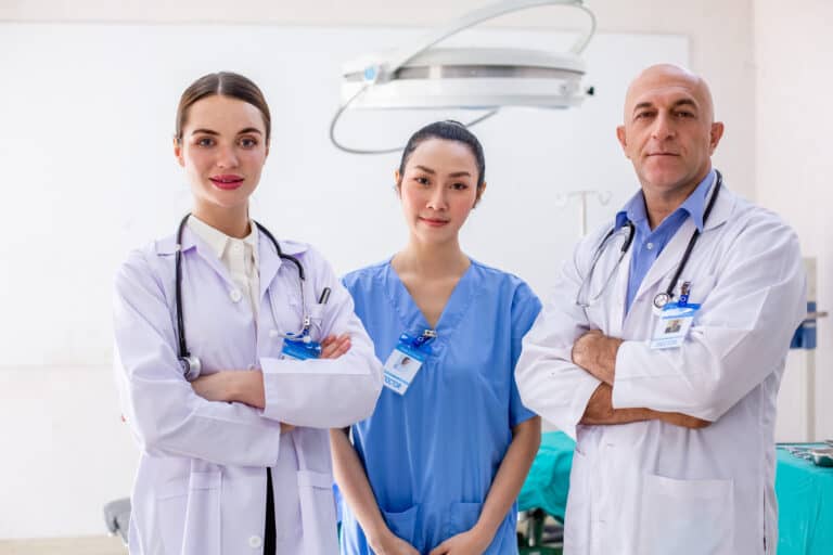 Team of doctor at hospital.